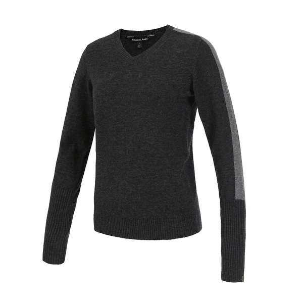 KLfia Ladies Knitted V-neck