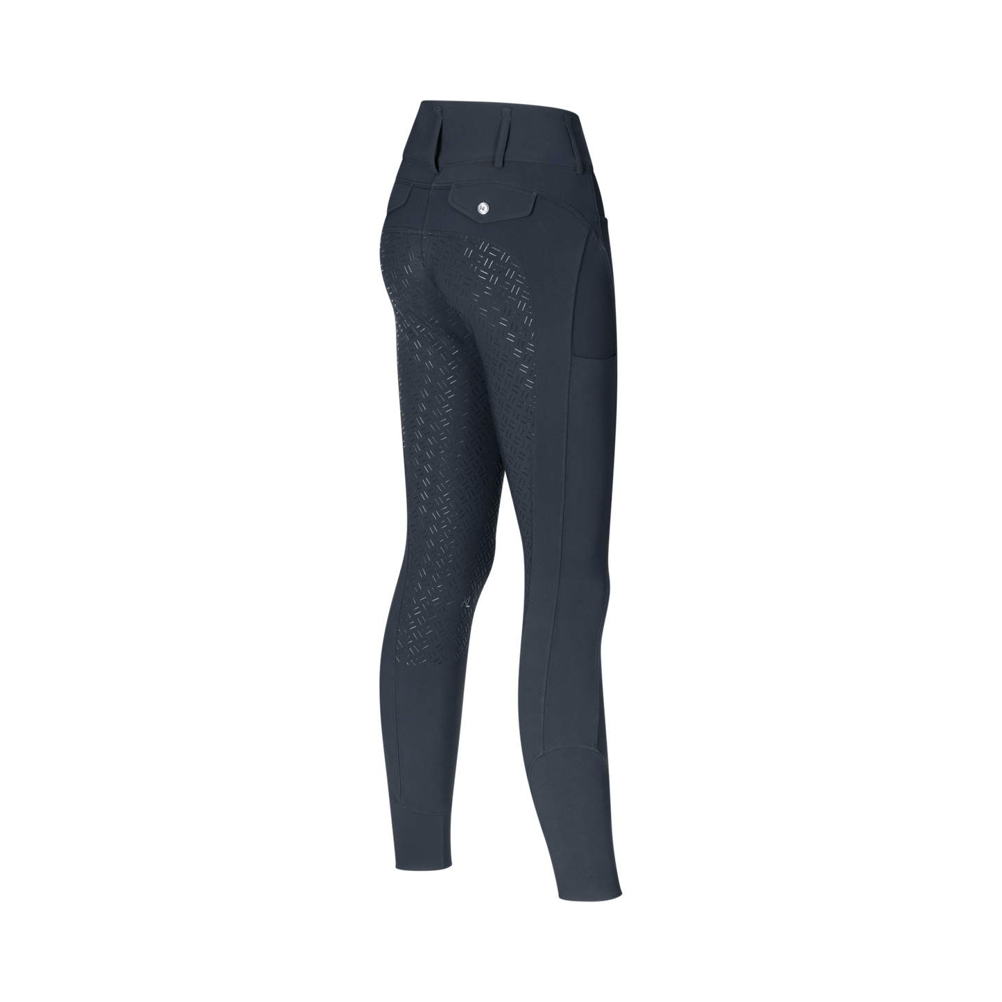 Pantalon d'équitation KLKimi pour femme, coupe A, taille moyenne, entièrement adhérent