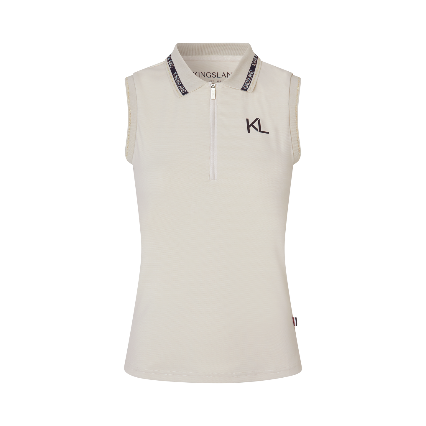 Polo piqué sans manches pour femme KLNaira