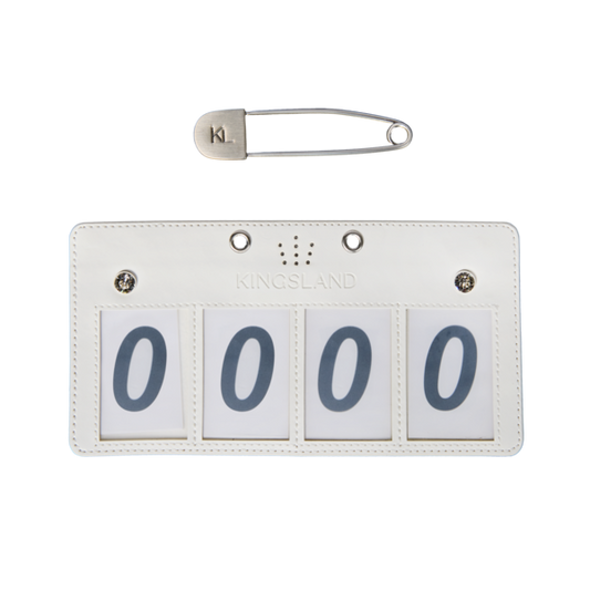 KLMaddie Show Number Plate W. 4 Numbers 1-pack