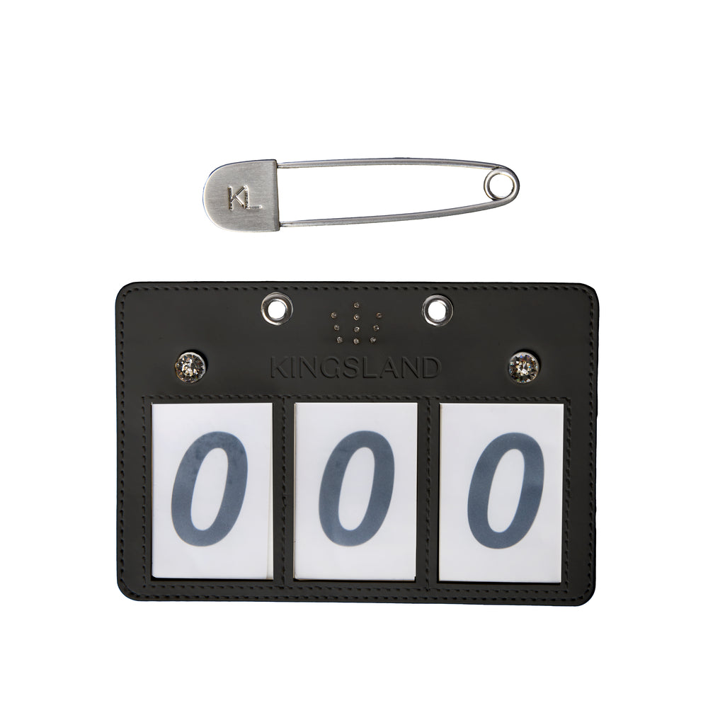 KLMaddie Show Number Plate W. 3 Numbers 1-pack