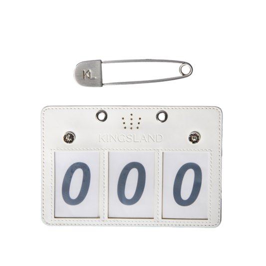 KLMaddie Show Number Plate W. 3 Numbers 1-pack