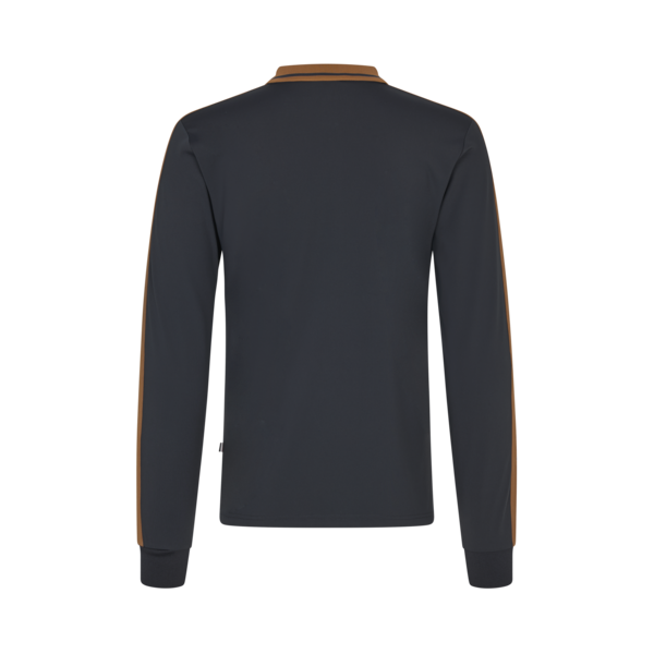 KLMarco Mens Long Sleeve Polo Pique