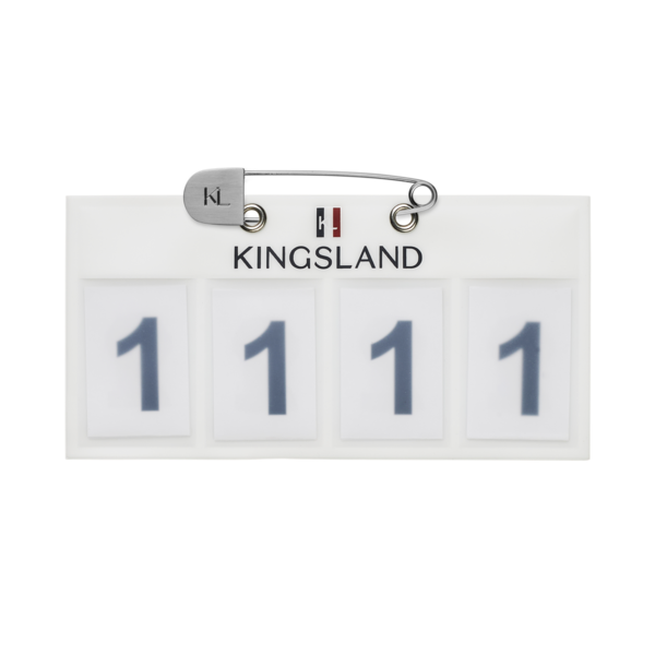 Classic 4-pocket Number plate, 2-pack
