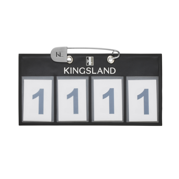 Classic 4-pocket Number plate, 2-pack