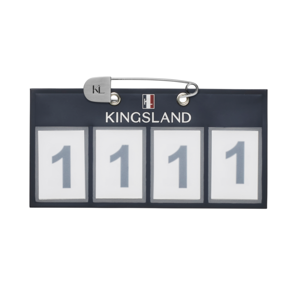 Classic 4-pocket Number plate, 2-pack