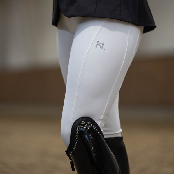 Pantalon d'équitation KLKira en forme de H pour femme, coupe régulière et entièrement adhérente