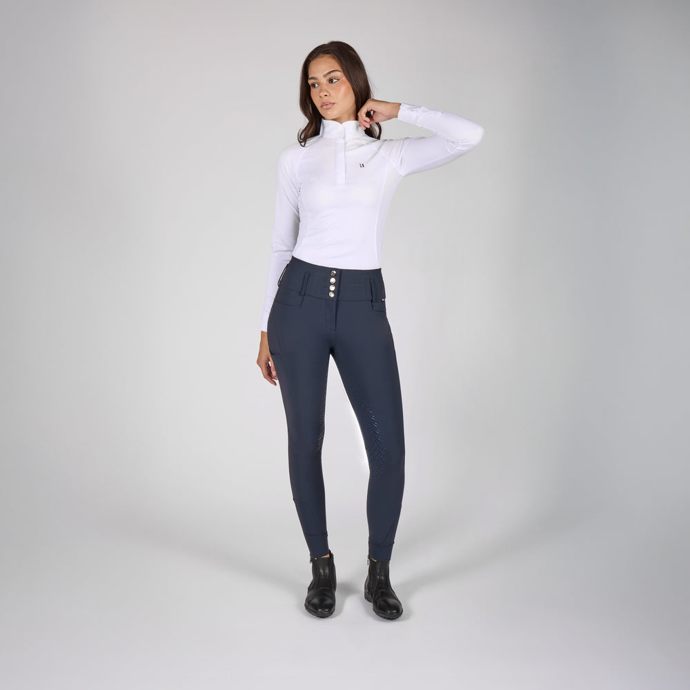 KLKhloe Ladies X-Shape High Waist Full-Grip Breeches