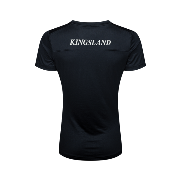 Kingsland Equestrian Riding Ladies V-Neck Shirt navy