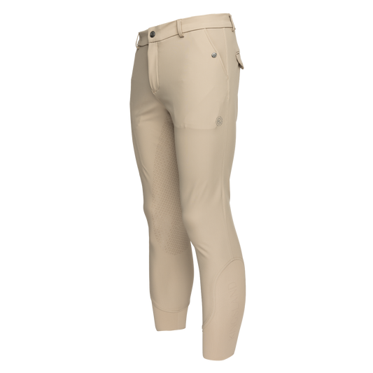 KLkoa Men's Seamless Full-grip Breeches