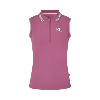 Polo piqué sans manches pour femme KLNaira
