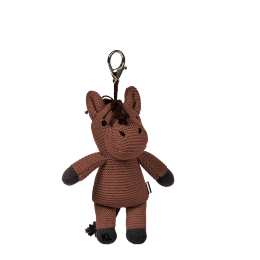 KLMonty  Peluche cheval tricotée