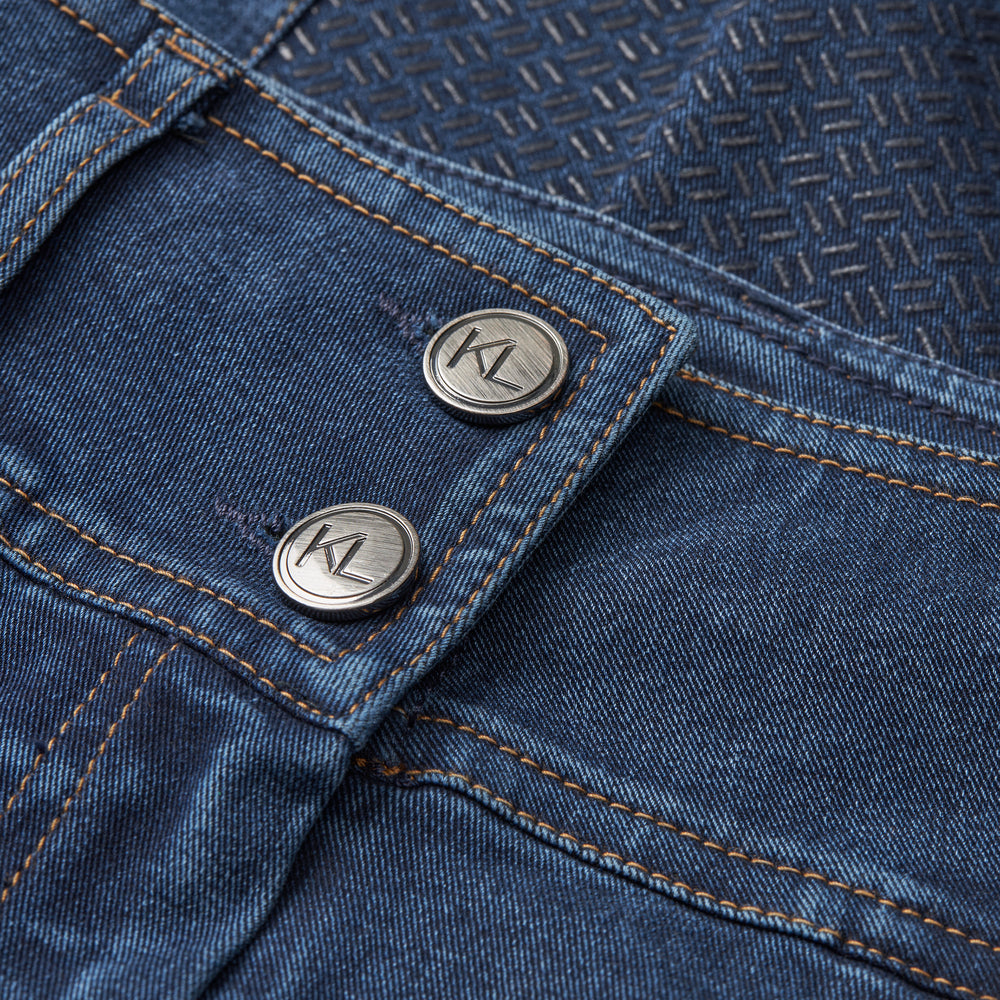 KLKayce Ladies H Shape F-Grip Denim Breeches