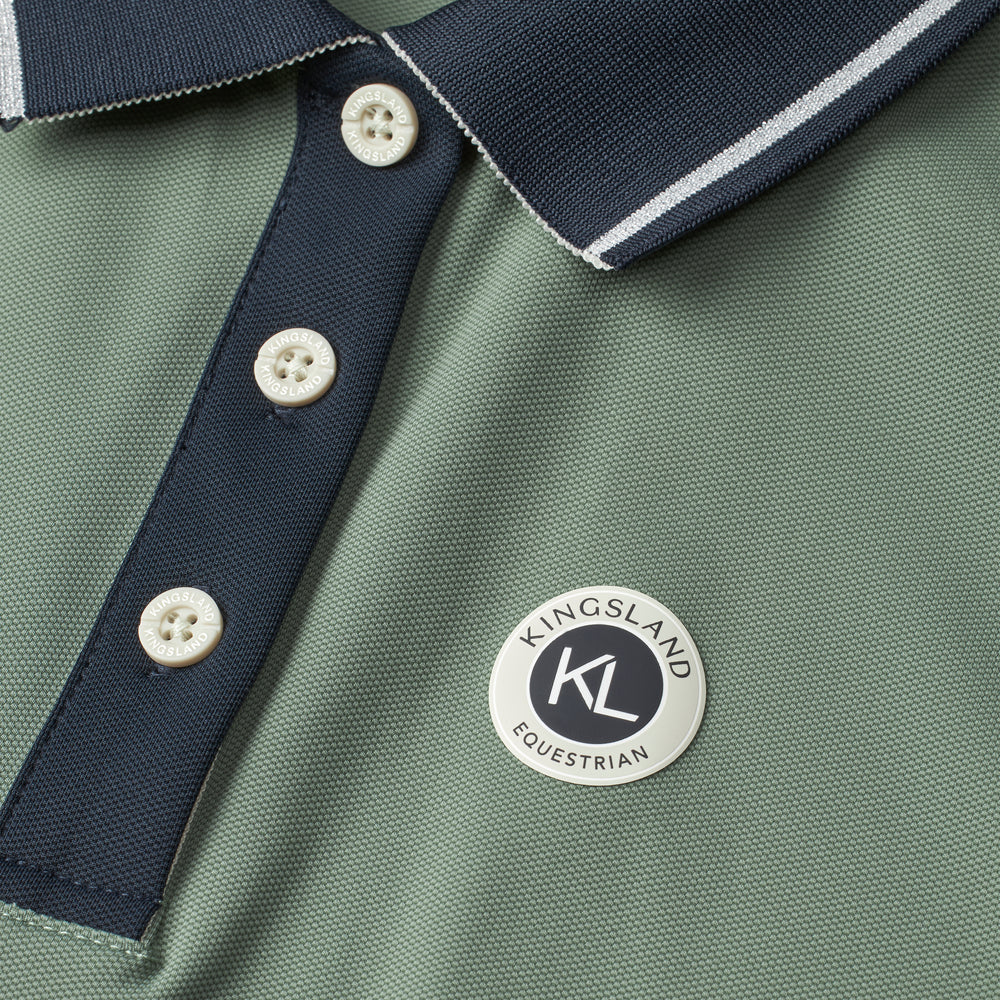 KLLaura Ladies Sleeveless Polo Pique Top