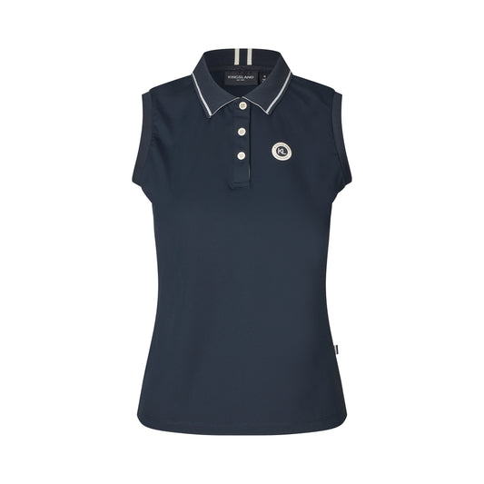 KLLaura Ladies Sleeveless Polo Pique Top