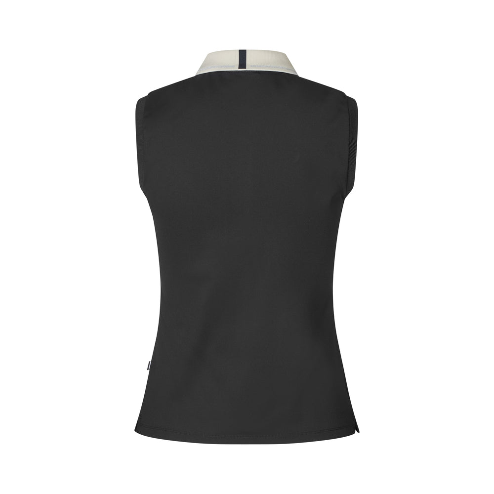 KLLaura Ladies Sleeveless Polo Pique Top