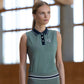 KLLaura Ladies Sleeveless Polo Pique Top