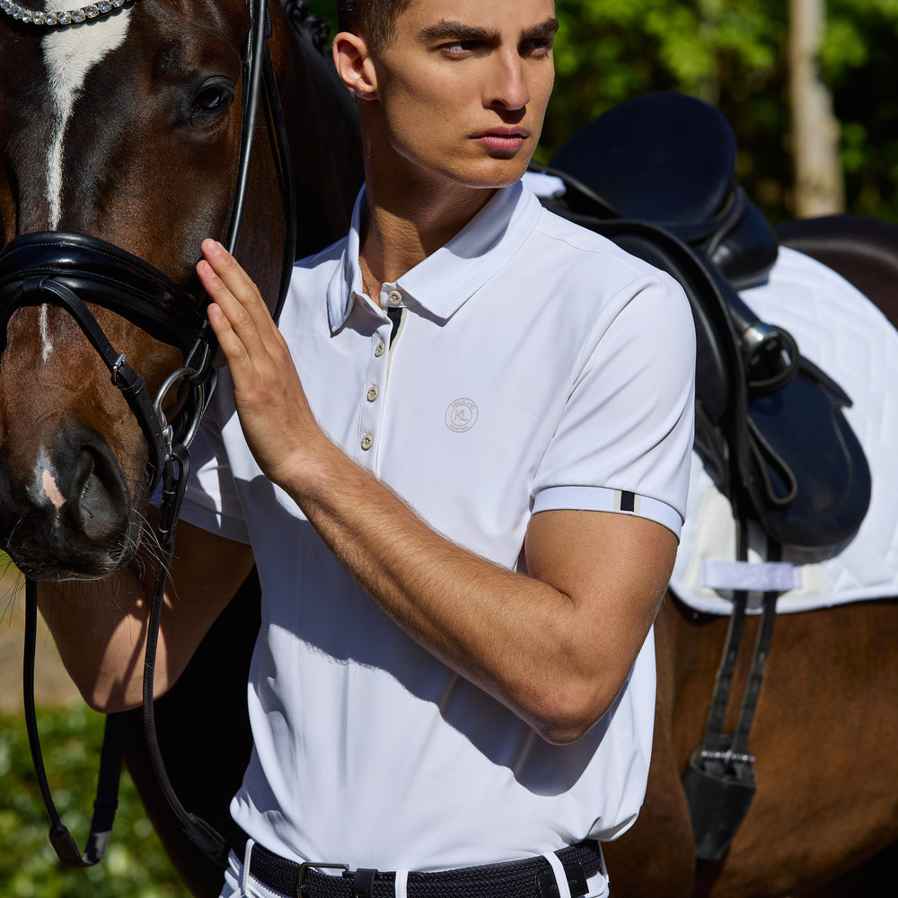 KLLorenzo Mens Polo Pique Show Shirt