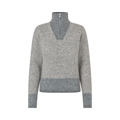 KLAudrey Ladies Half Zip Knit