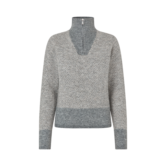 KLAudrey Ladies Half Zip Knit