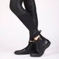 KLMia Legging en cuir stretch pour femmes