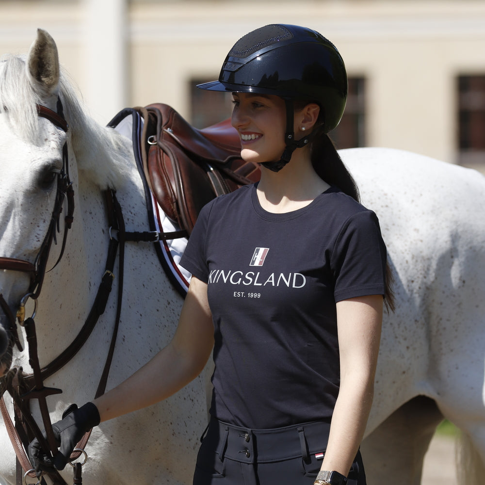 T-shirt classique avec logo pour femme