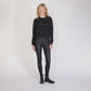 KLMia Legging en cuir stretch pour femmes