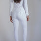 Pantalon d'équitation KLKimi pour femme, coupe A, taille moyenne, entièrement adhérent