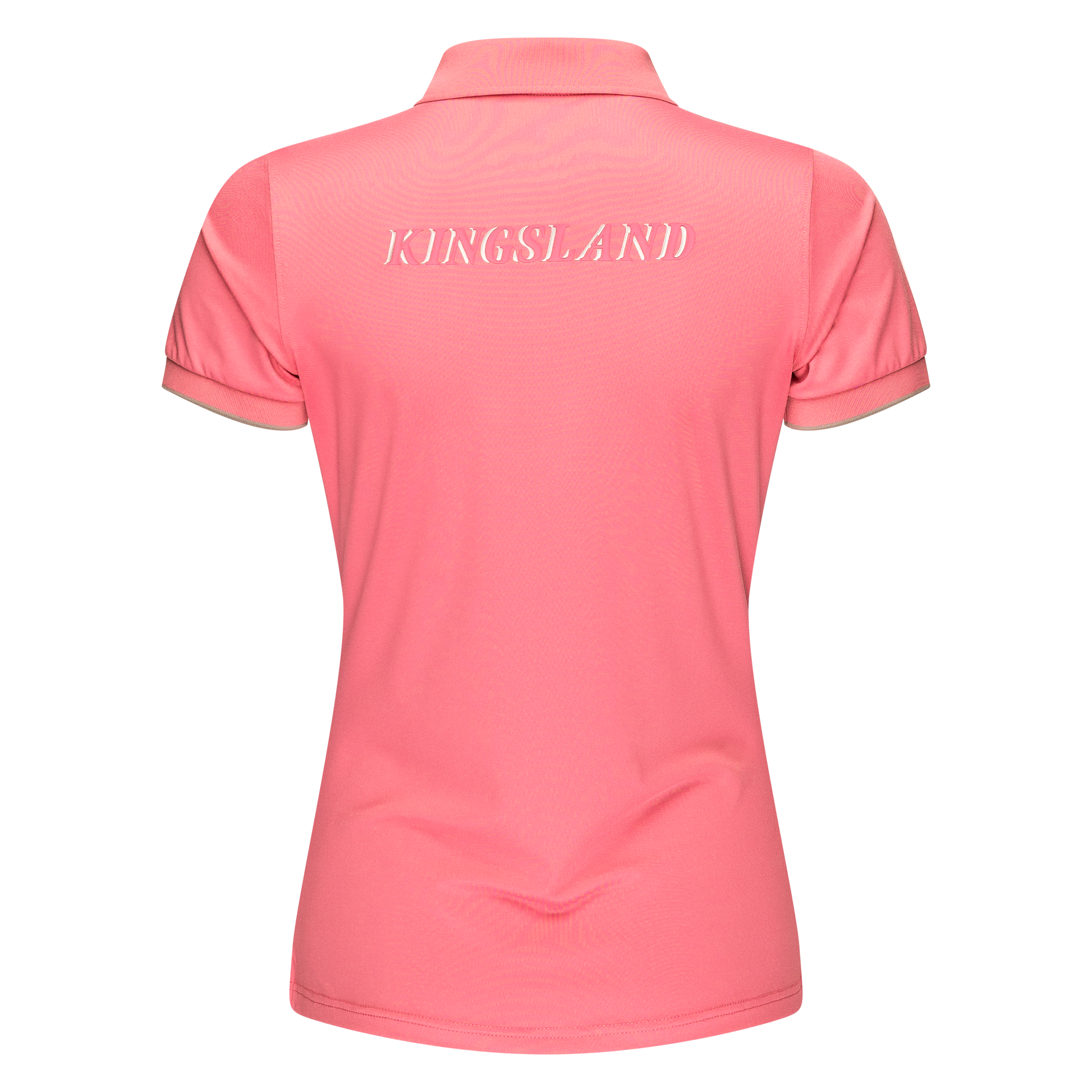 Kingsland Equestrian Riding Cadence Ladies Tec Pique Polo Shirt pink rose