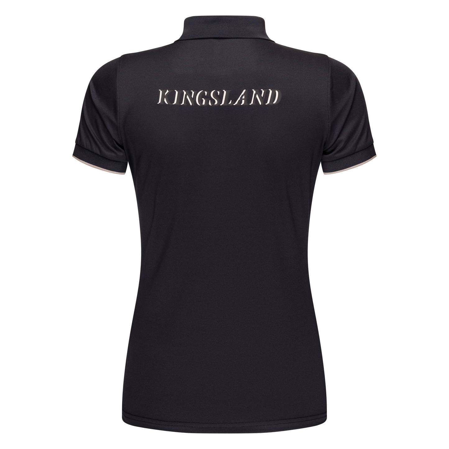 Kingsland Equestrian Riding Cadence Ladies Tec Pique Polo Shirt navy