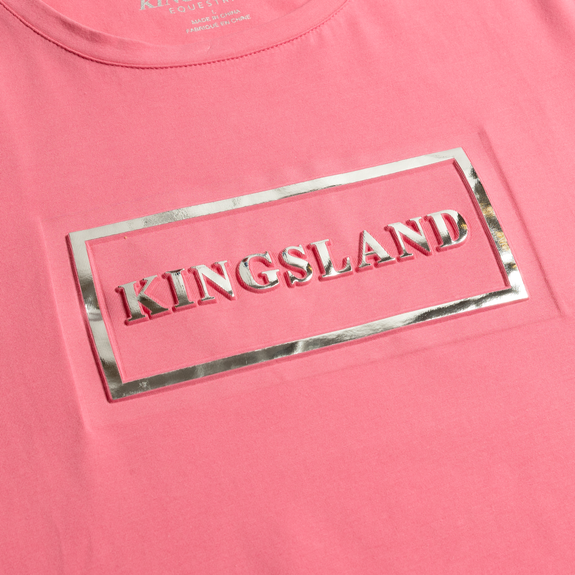 Kingsland Equstrian Riding Clement Junior T-shirt pink rose