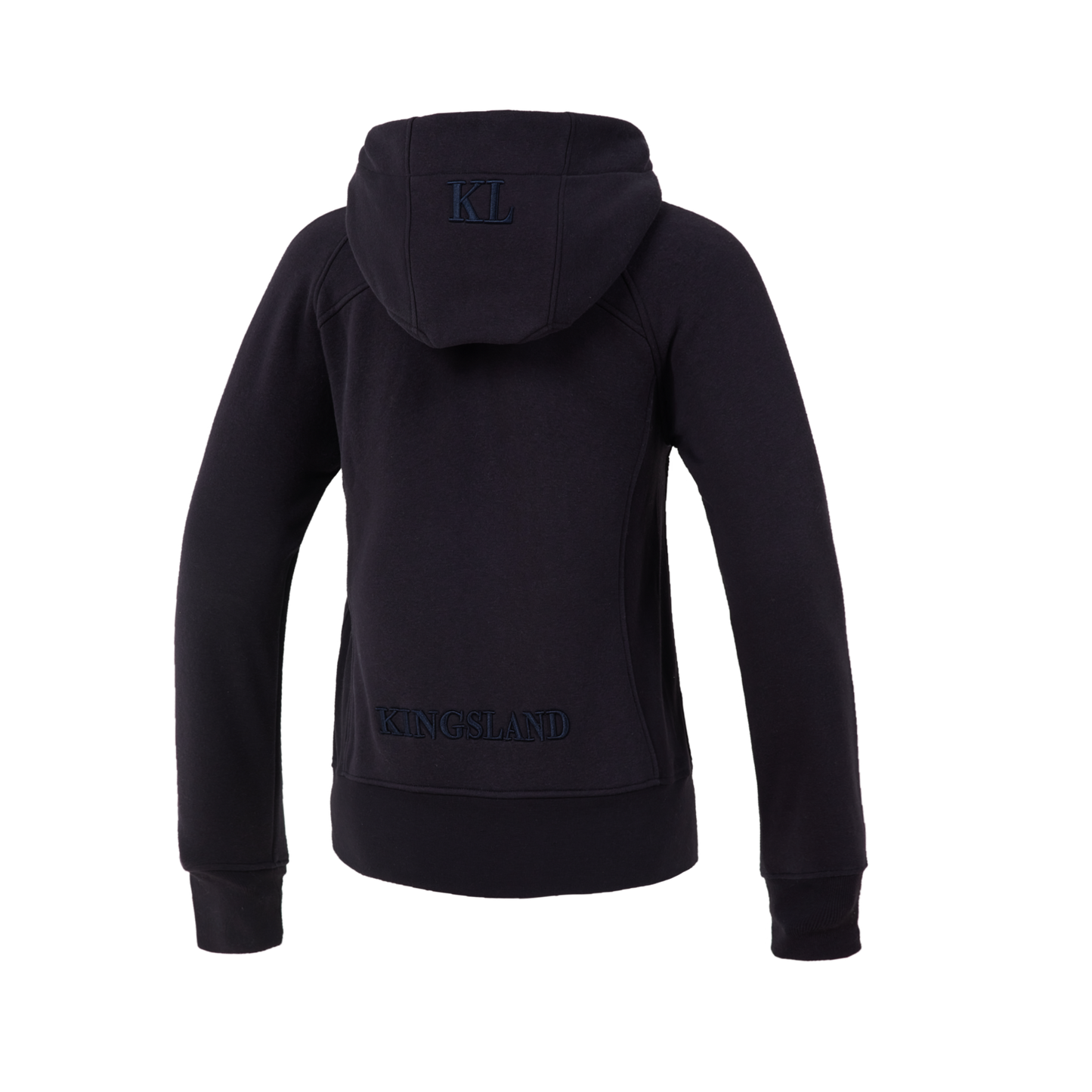 Kingsland Equestrian Riding Darcy Ladies Sweat Jacket with Hood navy